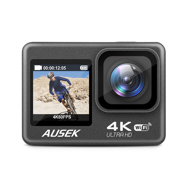 4K WiFi Waterproof Action Camera with Noise Cancellation 16 MP Sport Recorder HD 4K Action Camera