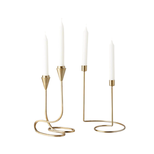 Vente en gros bougeoir personnalisé en or candélabre vente à chaud nouveau design pour bougeoir décoratif en métal pour pièce maîtresse - Product Image 1