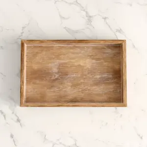 Nouveau design de plat de service en bois dernier plat de service en bois pour la cuisine et l'hôtel plateau en bois de manguier pour servir - Product Image 2