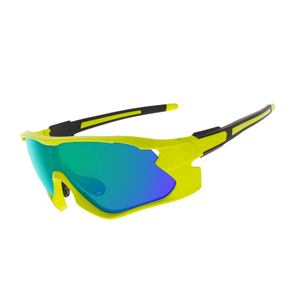 Lunettes de soleil polarisées avec cadres en cristal de couleur personnalisés et style futuriste - Product Image 2