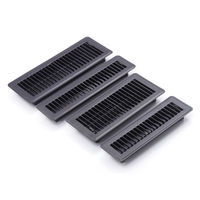 Évent HVAC 4 pouces à 10 pouces évent de registre de plancher en métal