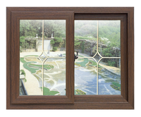 Fenêtre coulissante durable en PVC pour maison appartement balcon imperméable coupe-vent anti-corrosion cuisine rapide à faible entretien