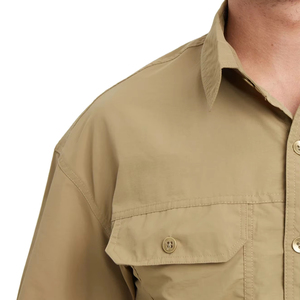 คอลเลกชัน2025ฤดูร้อนเสื้อเชิ้ตคาร์โก้ผู้ชายผ้าไนลอน100% ลำลองแขนสั้น5XL โอเวอร์ไซส์ผ้าไหมหน้าจอแฟชั่น - Product Image 1