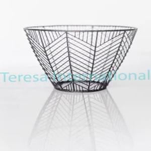 Panier métallique en maille Panier métallique de rangement de cuisine pour fruits et légumes Panier à fruits carré en métal Fil d'acier inoxydable - Product Image 4