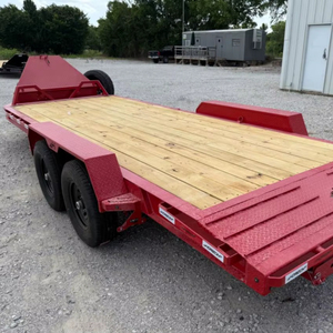 Remolque para Transporte de Automóviles con Envío Gratuito, 5 Ejes, Frenos Eléctricos Dobles para el Transporte de Vehículos, Minicargadoras y Maquinaria - Product Image 1