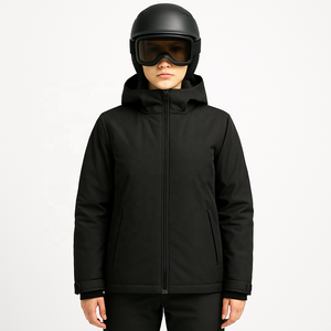 Conjunto de Chaqueta y Pantalones de Esquí para Hombre, Impermeable, Cortavientos, Transpirable, de Secado Rápido, con Forro Polar, Relleno de Lana Tex, con Capucha, 2 Piezas, para Snowboard - Product Image 3