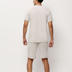 Conjuntos de Verano para Hombre, Conjuntos de Moda Ecológicos, Pantalones Cortos y Camiseta a Juego, Conjuntos de Punto de Algodón Ligeros y Transpirables - Product Image 2