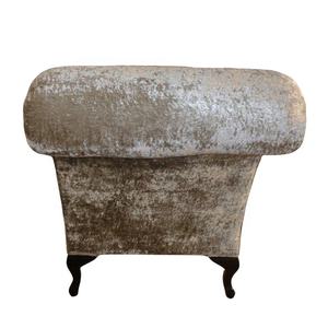 Canapé de salon, lit de repos en bois, canapé-lit moderne, chaise longue en fer pour chambre à coucher, mobilier d'hôtel, rembourré en tissu velours - Product Image 6