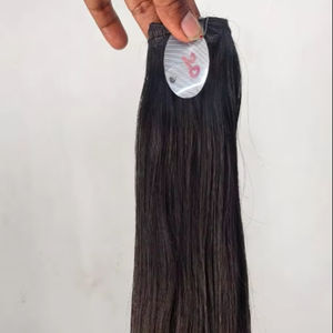 Paquetes de cabello sin procesar Remy 100% de 20 pulgadas de India Color de cabello natural Disponibilidad en línea - Product Image 1