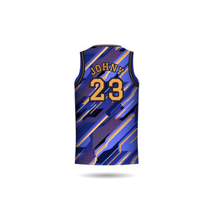 Maillot d'équipe de basket-ball personnalisé patch de broderie été conception maillot de basket-ball chemise pour hommes - Product Image 6