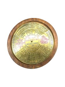 Brass Calendar Paper <b>Weight</b> With Display <b>Stand</b> Best <b>for</b> Tabletop Decorative Handmade - Product Image 6