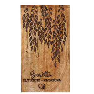 Personalized Wooden Urn <b>Box</b> for Human Ashes Cremation Urn Custom Engraved <b>Memorial</b> Urn for Adults & Pets - Product Image 4