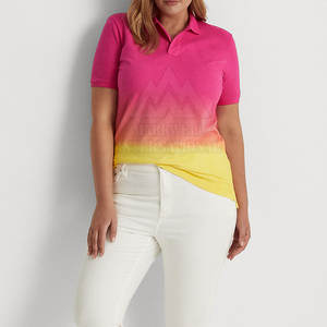 Camiseta Polo de Color Sólido para Mujer Adulta, Camiseta Polo de Talla Grande para Mujer, Ropa de Verano, Camisetas Polo de Manga Corta - Product Image 3
