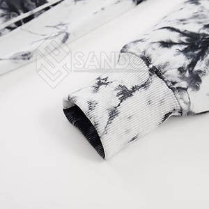 Sudadera con Capucha de Alta Calidad 100% Algodón, Estilo Casual Tie Dye para Hombre, Transpirable, Resistente, Ropa Urbana de Invierno - Product Image 5