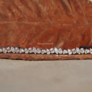 Bracelet tennis en or multi-couleurs certifié IGI, style punk, avec diamants de laboratoire multi-formes de 9,6 carats, vente en gros OEM - Product Image 6