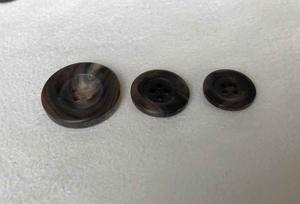 กระดุมเปล่าทำจากเขาควายธรรมชาติสำหรับอุปกรณ์ตกแต่งเสื้อผ้า คุณภาพสูง - Product Image 5