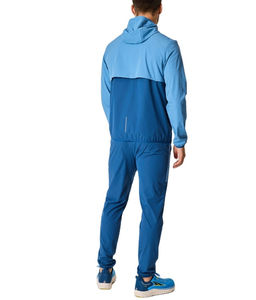 Ensemble coupe-vent personnalisé pour hommes-Veste courte et jogging Survêtement deux pièces à fermeture éclair Vêtements d'hiver en polyester - Product Image 2