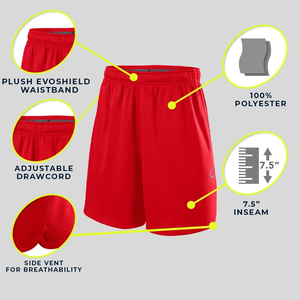 Service personnalisé OEM Short de baseball pour hommes-100% polyester Vêtements de sport d'entraînement à taille élastique, respirants et unis - Product Image 6