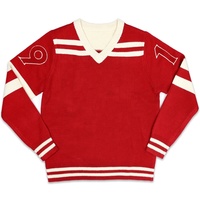 Cardigan Homme Boutonné Style Letterman Coupe Ample en Laine Acrylique Respirant avec Broderie Logo Avant – Confortable et Élégant