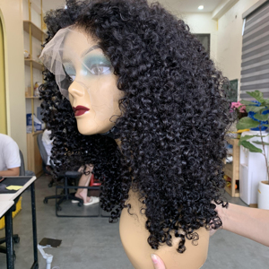Eurasian Curly avec des paquets de cheveux humains vietnamiens bruts de qualité Remy - Product Image 1