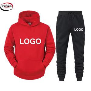 Sudaderas con capucha para correr de invierno de calidad superior para hombre, pantalones, jersey de lujo, chándales, diseño personalizado, talla XL, logotipo impreso de talla grande - Product Image 5