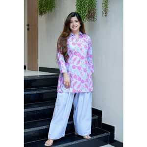 LANZAMIENTO NUEVO DISEÑADOR FESTIVE WEAR FARSHI SALWAR TRAJE TELA CHINON SEDA IMPRESIÓN DIGITAL REAL ESPEJO TRABAJO INVERSOR TODAS LAS TEMPORADAS - Product Image 1