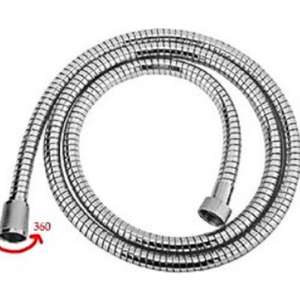 Tuyau de douche tressé en acier 2M avec écrou pivotant à 360 degrés, anti-pli, pour plomberie - Product Image 3