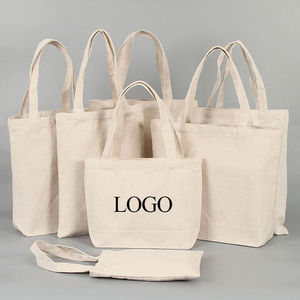 Sac de courses personnalisable en polyester/coton, imprimé, résistant à l'eau, durable, écologique, promotionnel, réglable et lavable - Product Image 1