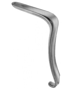 Spéculum vaginal Kristeller de qualité professionnelle 90 mm, pliable, durable, en acier inoxydable japonais, finition argentée polie - Product Image 5