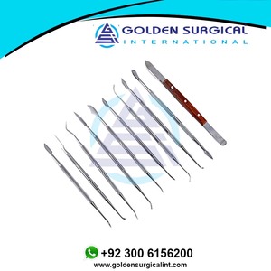 10ชิ้นชุดไม้พายทำฟันมีดปูนปลาสเตอร์เครื่องมือแกะสลักแวกซ์อุปกรณ์ทางทันตกรรมชุดทำฟันขาวเครื่องมือผ่าตัด - Product Image 6