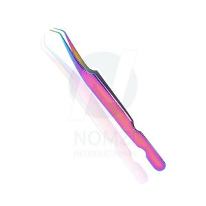 Ensemble de pinces à épiler d'extension de cils en acier inoxydable de la meilleure qualité outil de beauté à pointe pointue en grande quantité avec étui de marque privée - Product Image 3