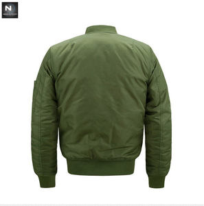 Chaqueta Bomber personalizada para hombre, chaqueta de béisbol de satén en blanco, en todos los colores, venta al por mayor - Product Image 3