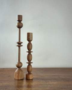 Support de bougie en bois naturel écologique fait à la main pour la décoration de Noël et un style de vie durable - Product Image 3