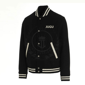 Chaqueta Letterman de Diseño Único y Alta Calidad para Hombre, Cuello Alto y Logotipo Frontal, Chaqueta de Invierno Transpirable y Ecológica con Forro de Lana - Product Image 3