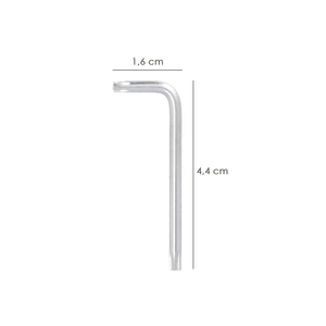 Chiave Torx Inviolabile Standard in Acciaio Cromo Vanadio Professionale T09 - Product Image 2