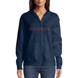 Nueva Sudadera con Capucha para Mujer, Invierno, 100% Algodón, Impermeable, con Cierre de Cremallera, Bolsillos, Logotipo Frontal, Múltiples Colores Disponibles - Product Image 6