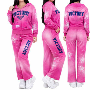 ชุดฮู้ดดี้สไตล์วินเทจแบบซิปเต็มตัว ผ้าหนา 500 กรัม ลุคสตรีทแวร์ ล้างสีแบบแอซิดวอช พร้อมกางเกงจ็อกเกอร์เข้าชุด - Product Image 1