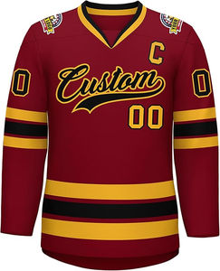 Uniforme de Hockey sobre Hielo Personalizado con Diseño de Bandera, Antibacterial, Transpirable, Bordado con Logotipo Personalizado, Exportador Mayorista - Product Image 3