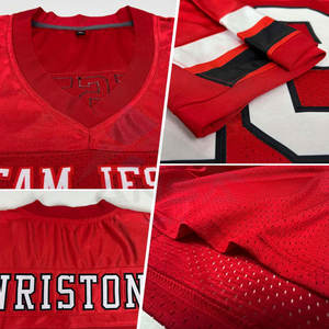 Maillots de football brodés sur mesure de haute qualité, maillots de l'équipe américaine de qualité supérieure avec des coutures durables, design professionnel - Product Image 2