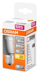 Lámpara LED Esférica E27 5.5W 2700K 470Lm (Osram 4058075431034) - Product Image 1
