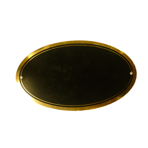 <span class=keywords><strong>Plaque</strong></span> nominative de style européen pour cercueil et cercueil, décoration en plastique ABS - Product Image 1