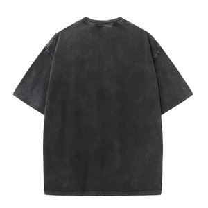 Top selling acid wash Summer Casual Sportswear <b>Set</b> for Men Wholesale Custom Logo 2-Piece Short Suits Shirt and Shorts 2025 - Product Image 2