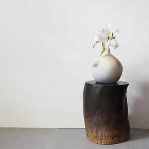 <b>Rustic</b> Handcrafted <b>Wooden</b> Side <b>Table</b> with Storage Shelf Wholesale Modern Design for Home Decor Furniture - Product Image 2