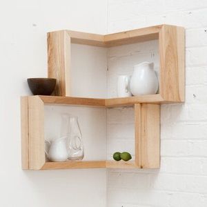 Producto versátil con estante y estantes orgánicos hechos a mano para la decoración de la pared del hogar y de la habitación - Product Image 3