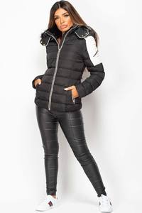 Conçu sur mesure femme doudoune à la mode hiver chaud manches longues respirant tissé Technique teint en plaine - Product Image 5