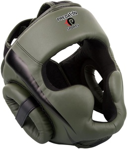 ชุดซ้อมมวยหนังป้องกันศีรษะดีไซน์แบบหน้าสำหรับอุปกรณ์ฝึกซ้อม - Product Image 6