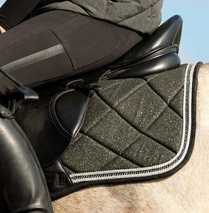 แผ่นอานแวววาวสำหรับขี่ม้าชุดแข่งม้าผ้าฝ้ายสำหรับม้าอุปกรณ์ขี่ม้า - Product Image 2