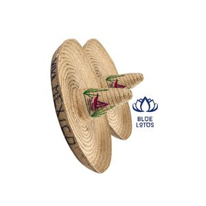 Best-selling Mexican Sombrero Straw <b>Hat</b>, High-Quality Straw <b>Hat</b> with Seagrass Palm Leaf Design in Various Colors - Product Image 1