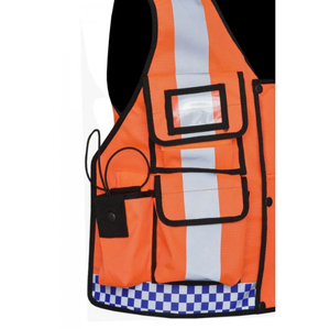 Hi-Viz Security Worker <b>Vest</b> Waterproof Workwear Jacket Customizable Logo Safety <b>Vest</b> With <b>Reflective</b> - Product Image 3
