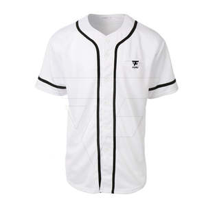 เสื้อเบสบอลผ้าโพลีเอสเตอร์ผ้า100% แห้งเร็วเสื้อกีฬาระบายอากาศได้ดีพร้อมเทคนิคการพิมพ์ขนาดใหญ่พิเศษออกแบบได้ตามต้องการ - Product Image 3